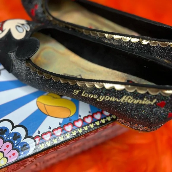 Irregular Choice Disney Mickey and Minnie Flats size 41 - Picture 10 of 14
